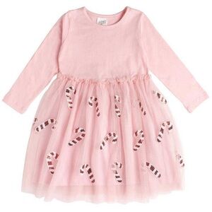 Sweet Wink Pink Candy Cane Dress 12-18m